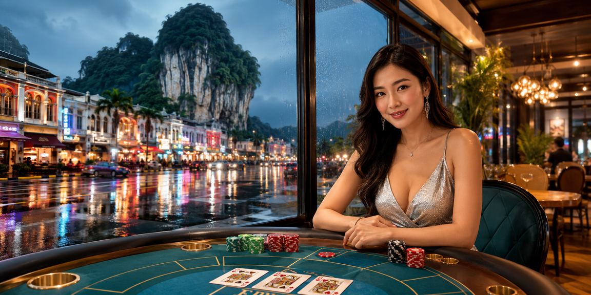 Suasana permainan baccarat popular di kasino digital ff12 bersama pemain dari Ipoh