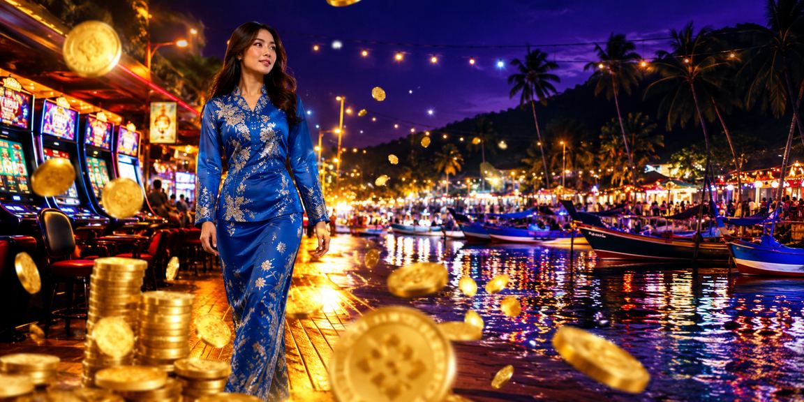Pemain wanita Malaysia bermain kasino langsung dalam suasana tempatan di Langkawi